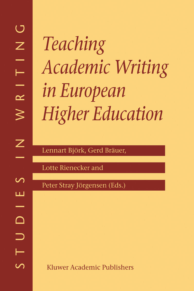 Teaching Academic Writing in European Higher Education